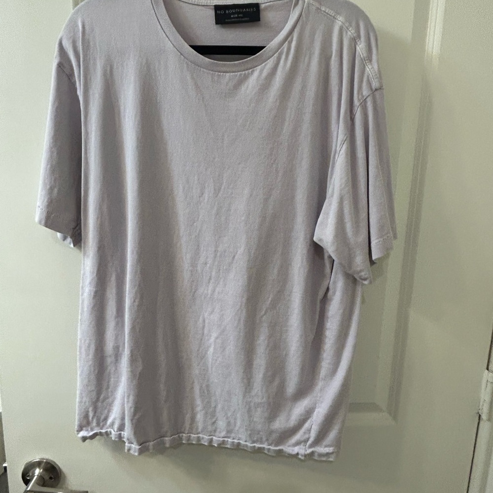 No Boundaries Light Purple Short Sleeve Tee